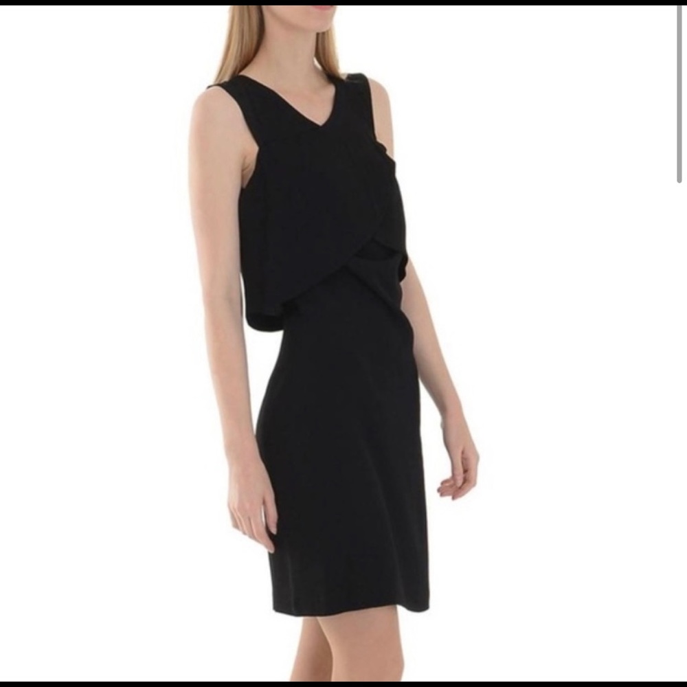 Sandro crisscross sheath dress